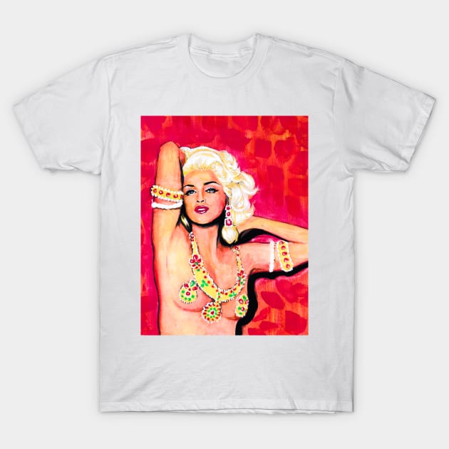 Blonde Goddess T-Shirt by Svetlana Pelin